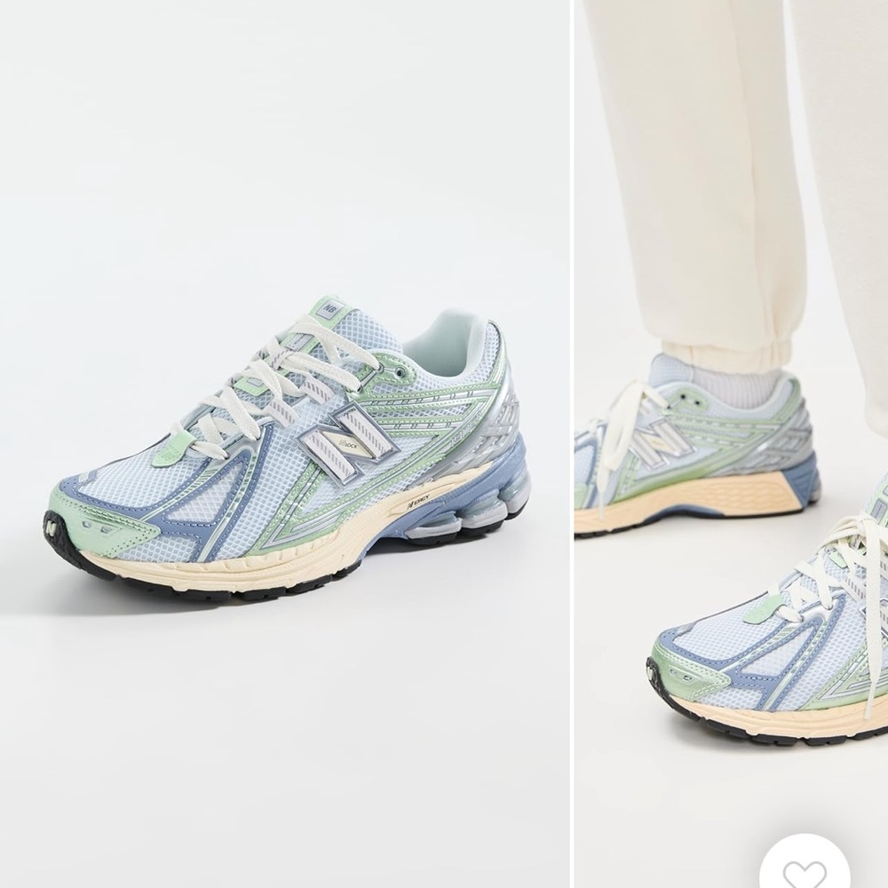 New Balance 1906 Blue and Green Sneakers